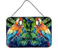 Caroline s Treasures Papageien Yo Mama Wand oder Tür Aufhängen Prints mw1216ds812, Multicolor, 20,3 x 30,5 cm