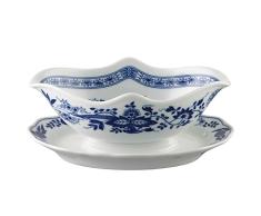 Hutschenreuther 02001-720002-11620 Zwiebelmuster Sauciere 1-teilig, 0,40 L, blau