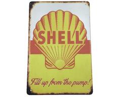 AIQIBAO Aikibao Metallschild, Vintage-Design, Wanddekoration, für Zuhause, Kaffee, Garage, Bar, Pub, Küche, 30,5 x 20,3 cm C