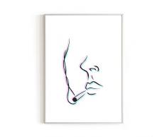 RipGrip Minimalist Kunstdruck Smoker