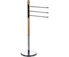 Rod Desyne Handtuchhalter mit 3 Zinken aus satiniertem Nickel