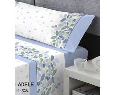 SERENA Bettwäsche Bett mit 160 cm Breite blau