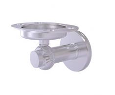 Allied Brass Mercury Collection Zahnputzbecher, gedrehtes Design, satiniertes Chrom