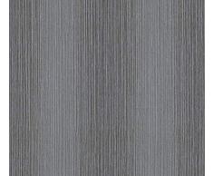 A.S. Creation Tapete, Schwarz/Silber/Grau/Metallic, 10,05 m x 0,53 m