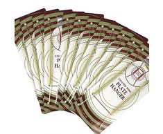 Banberry Designs Kleiderbügel mit Messing-Vinyl-Beschichtung, 25,4 bis 35,6 cm, 12 Stück