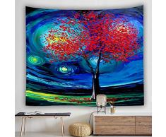 Whim-Wham Van Gogh Wandteppich für Schlafzimmer, Wohnzimmer, Wohnzimmer, Wohnzimmer, Picknick, Arbeitszimmer, Arbeitszimmer 59x51/150x130cm T089-7-1(2)