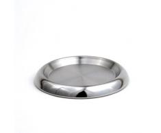 StainlessLUX 76129 Edelstahl Kerzenhalter für 5,1 cm zu 7,6 cm Stumpenkerzen