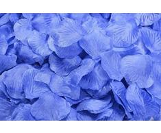 Lothringen Hochzeit Tisch Dekoration Seide Rosenblätter Blumen Konfetti himmelblau - deep sky blue