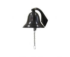 Glocke aus Aluminium, antikes Design, nautisches Dekor