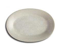 Carmel Ceramica 05-1513 Servierplatte, 40,6 x 27,9 cm, Weiß