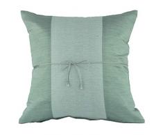 Tom Barrington Home Kissenbezug aus Seide, 40,6 cm, Hellgrau/silberfarben