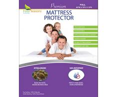Four Seasons Essentials Matratze Protector-Fitted Style-5 Seite Wasserdicht Full Weiß