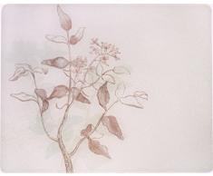 CORELLE 38,1 x 30,5 cm Zähler Saver gehärtetem Glas Schneidebrett, 91512twih, Twilight Grove, 15 x 12