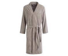 Egeria SUNNY Unisex Bademantel in Kimonoform für Damen und Herren, Größe S, Farbe Cinder