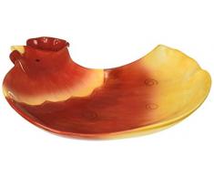 ATD® 61754 20 cm rot und gelb Huhn Dessertteller