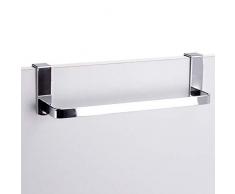 MSV Tür Handtuchhalter Geschirrtuchhalter Skala 25cm Türhandtuchhalter Edelstahl zum Einhängen in die Schublade oder Tür