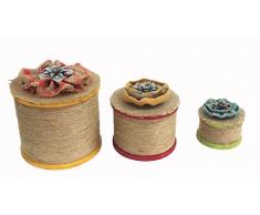 Desma Gruppe INC rund Boxen (Set von 3), Multicolor