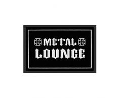 Rockbites Design 1012502310 Fußmatte, Polyamid, Schwarz, 40 x 60 cm, 1 Einheiten