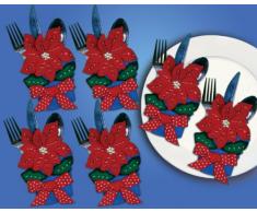 Design Works Weihnachtsstern aus Filz, Mehrfarbig