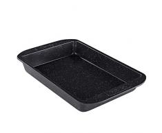 PRESTIGE 47727 Nonstick Backblech, stahl, Schwarz mit goldfarbenen Punkten