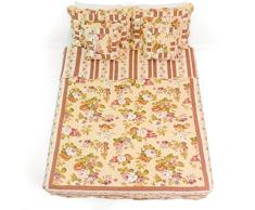 Dada Bettwäsche wendbar echtes Patchwork Rose Garden Quilt Tagesdecke Set, Floral, baumwolle, multi, Queen