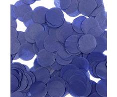 Wrapables 2,5 cm rund Gewebe Konfetti Party Dekorationen für Hochzeiten, Geburtstagsfeiern, und Duschen Midnight Blue