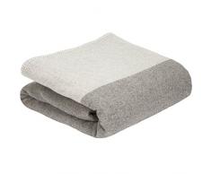 Lavish Home Decke aus 100% australischer Wolle Full/Queen Platin