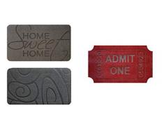 Velcoc Elektrische Pfeffermühlen & Salzmühlen Teppich 70 x 40 cm, Mehrfarbig, One Size