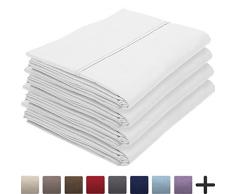 Bulk Kopfkissen, Mikrofaser, weiß, King - 4 Pack