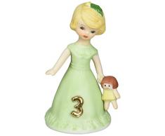 Enesco Porzellanfigur Blonde Age 3, 8,4 cm