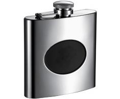 Visol VF1309 Romare poliert Flachmann, 6-Ounce
