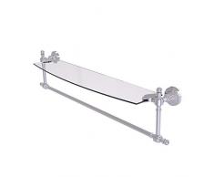 Allied Messing rd-33tb/24-sch Retro Dot Collection 24 Single Regal mit Handtuchhalter Bar, Satin Chrom