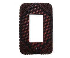 HiEnd Accents Western-Schalterplatte aus Kunstharz, mit 1 Wippe