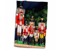 3D Rose Nussknacker Rothenburg Germany TWL_188555_1 Handtuch, 38,1 x 55,9 cm