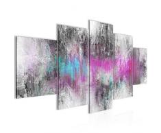 Bilder Abstrakt Wandbild 200 x 100 cm Vlies - Leinwand Bild XXL Format Wandbilder Wohnzimmer Wohnung Deko Kunstdrucke Bunt 5 Teilig - MADE IN GERMANY - Fertig zum Aufhängen 019051b