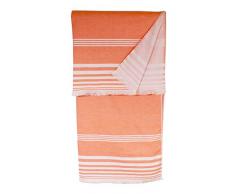 Pit-roig Strandtuch, Baumwolle, orange, Baño 100X160 cm.
