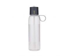 Joseph Joseph Dot Active - Trinkflasche mit Kontrollfunktion, 750 ml - Grau