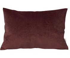 TangDepot Kissenbezug, Samt, sehr luxuriös, weich, Größen erhältlich Art Deco 12 x 18 Tiefer Trüffel