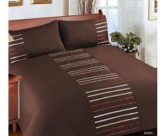 Rapport Manhattan Bettbezug-Set, braun, Einzelbett