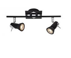 Lucide BRACKX-LED - Deckenstrahler - LED Dim. - GU10 - 2x5W 3000K - Schwarz