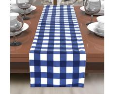 Celebrating the Season! Stoffserviette, Fleckenabweisend, Gingham-Muster, Tischläufer und Tischdecke Table Runner