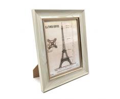 Allgala Bilderrahmen für den Schreibtisch, Holzimitat, mit Glasoberfläche, 3 Stück 8X10 beige