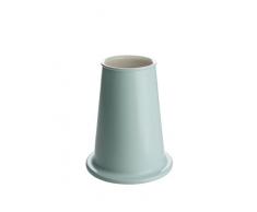 Alessi Blumenvase, Keramik, Pale Green, 17 x 17 cm
