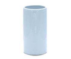 Ridder Beauté Becher, Porzellan, hellblau, ca. 6,4 x 6,4 x 12,2 cm