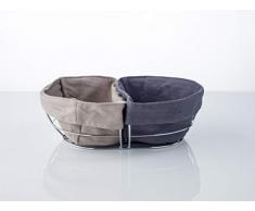 Evviva Brotkorb, zweifarbig, Einheitsgröße