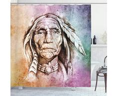 ambesonne Polyester-Decor Kollektion-Badezimmer Dusche Vorhang