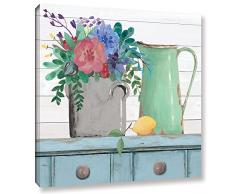 Tremont Hill Jo Moulton Kunstdruck auf Leinwand, Motiv Wasserkanne, 61 x 61 cm