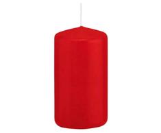 Wiedemann 218329.001 Stumpenkerzen in Cellophan, Wachs, Rot, 20 x 10 cm, 6-Einheiten