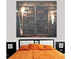 Lelinta Tapisserie Mandala Hippie Bohemian Tapisserie, hängend Blume Psychedelic Wandbehang Indische Wohnzimmer-Dekoration für Wohnzimmer Schlafzimmer, Bibliothek Bücherregal, 59.05 x 78.74 inch