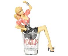 Pavilion Gift Co. Hiccup by H2Z Schnapsglas mit Aufschrift Congrats You Did It, 14,6 cm